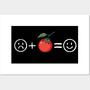 Tomato Makes Me Happy Posters and Art